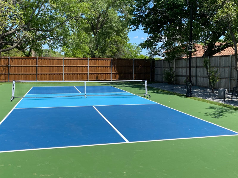 Pickleball court construction company